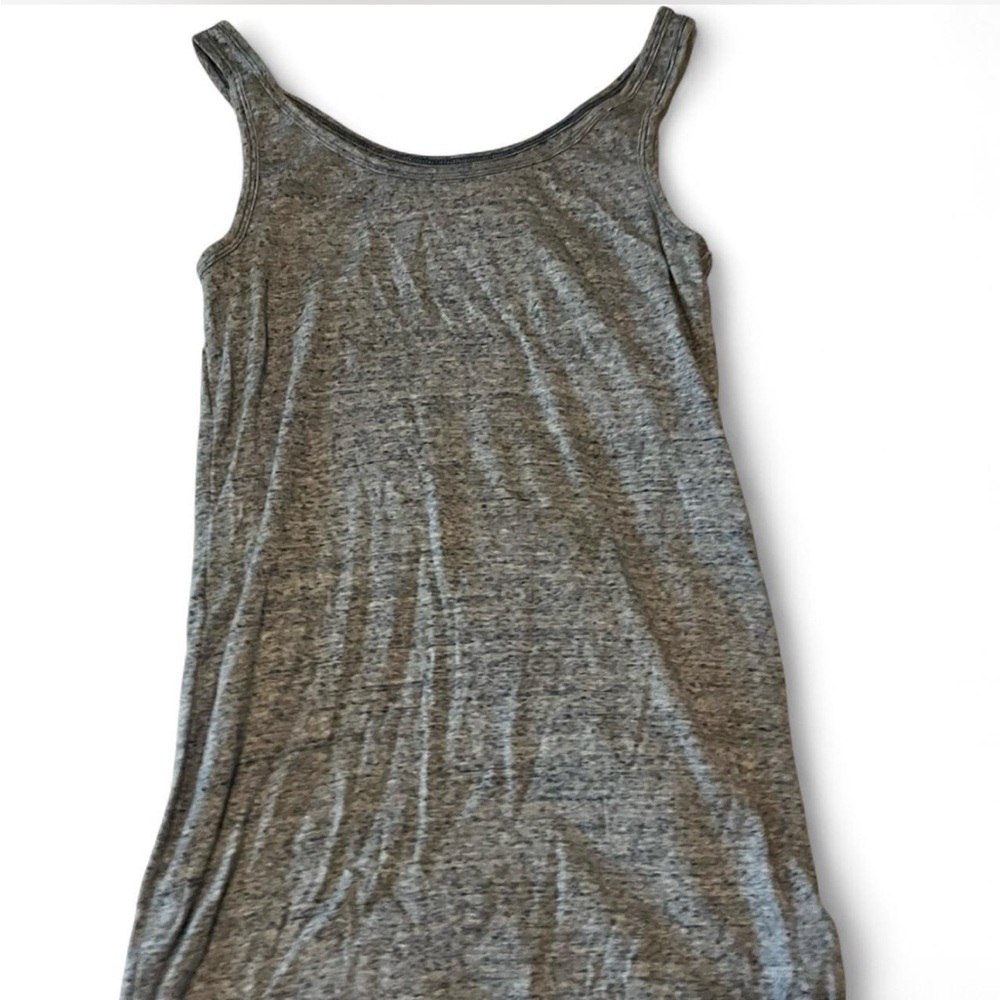 Merona Blue and White Fitted Sleeveless Tank Top